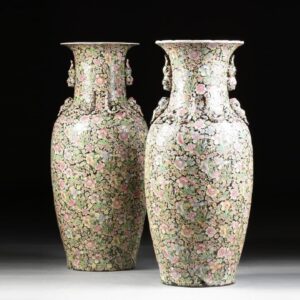 20th Century Famille Rose Chinese Vase