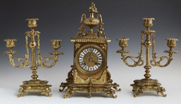 Antique Clock Set