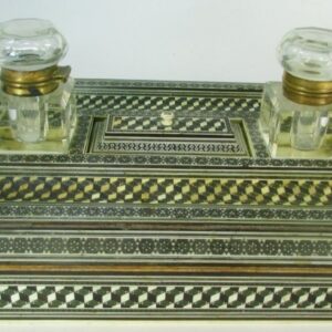 Antique Ivory Inkstand