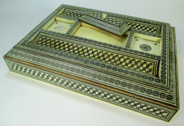 Antique Ivory Inkstand