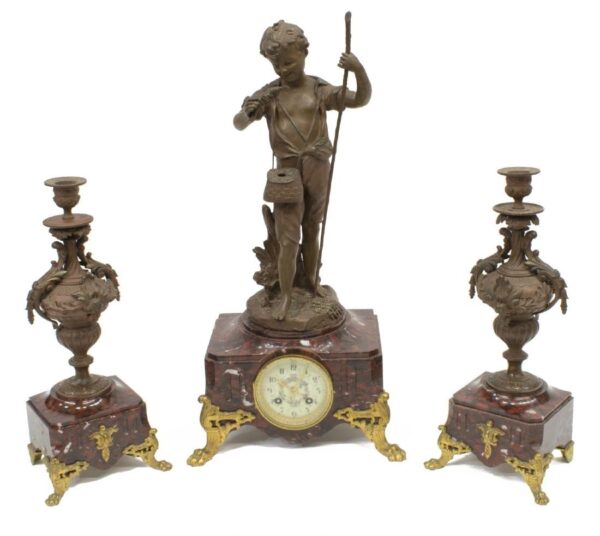 19th Century Clock Set