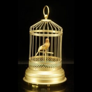 Antique Musical Bird Cage