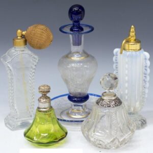 Antique Perfume Bottles Set