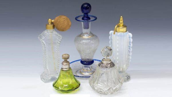 Antique Perfume Bottles Set