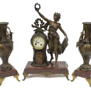 19th Century Clock Set