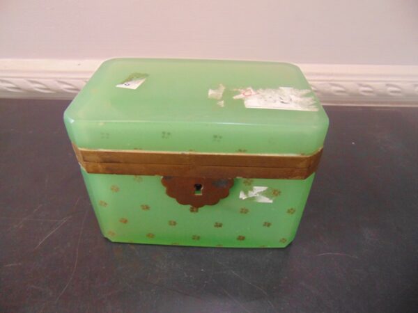 French Ormolu Opaline Casket Box