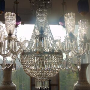 Cut Glass Chandelier