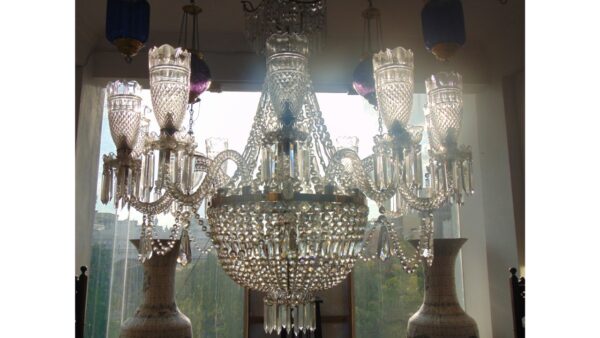 Cut Glass Chandelier