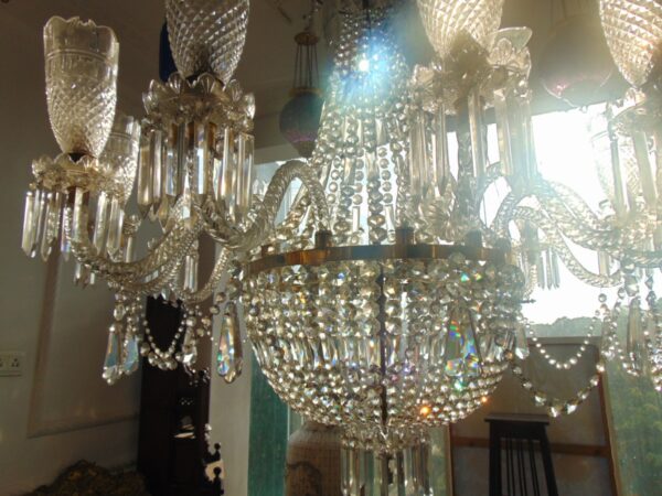 Cut Glass Chandelier