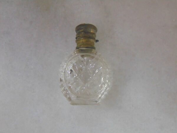 French Cut Glass Perfume Bottle