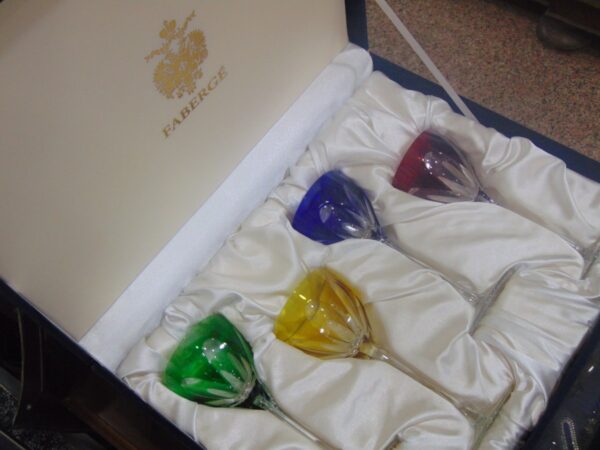 Faberge Crystal Glasses