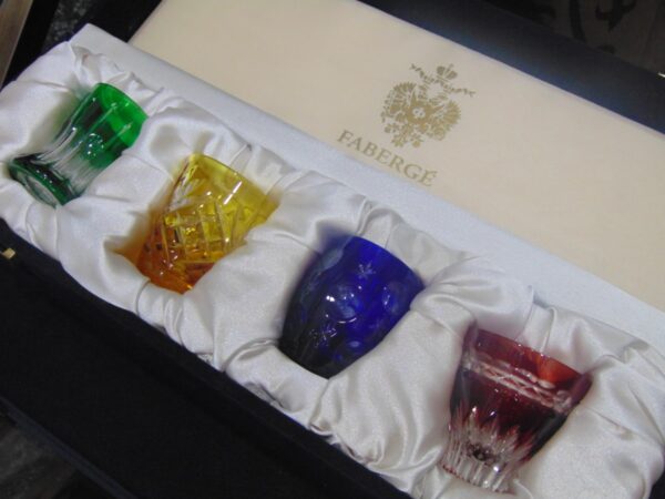 Faberge Crystal Glasses