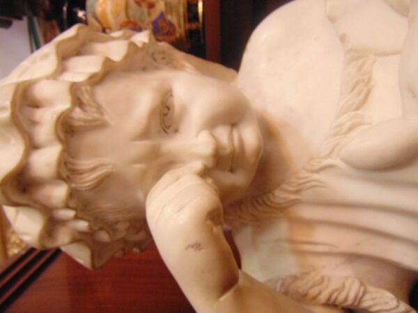 Crying Baby Marble Bust