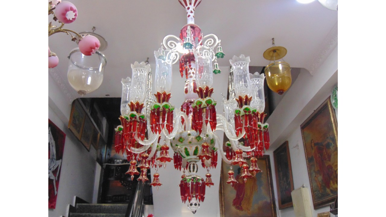 French Bohemian Baccarat Chandelier