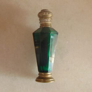 French Cut Glass Perfume Bottle