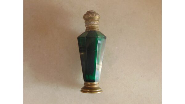 French Cut Glass Perfume Bottle