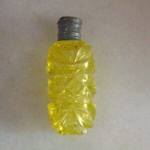 French Cut Glass Perfume Bottle