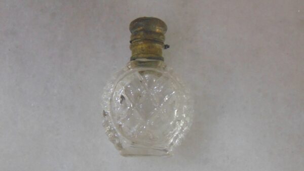 French Cut Glass Perfume Bottle