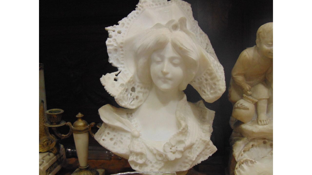 Marble Lady Bust